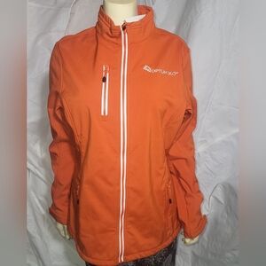 Clique Women's Vibrant Orange Utility Light Spring Jacket